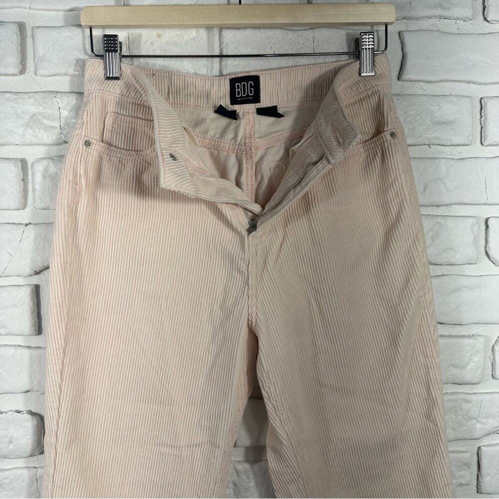 BDG Mom High-Rise Corduroy Pants Soft Peach Size 26 - Picture 8 of 11